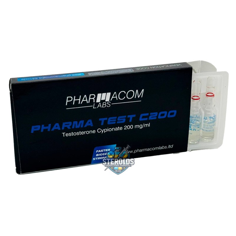 Тестостерон Ципіонат (PharmaCom Labs ) TEST C 200 мг/мл 1 ампула